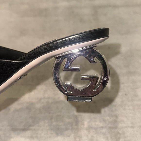Gucci interlocking G leather mule - Picture 4 of 7